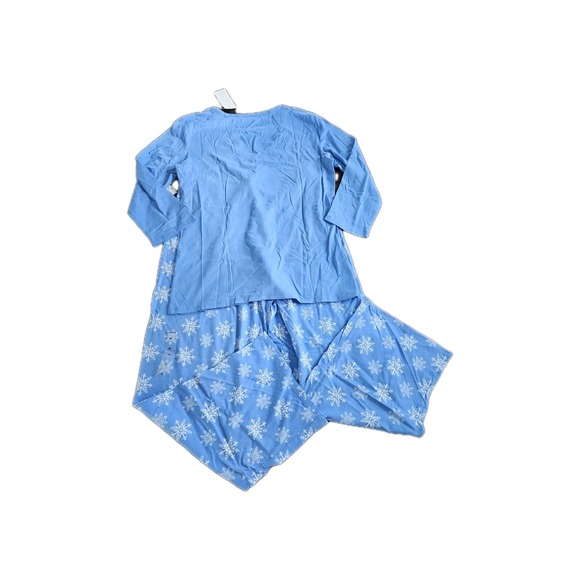 NWT Women's Medium Nautica Blue Snowflake Pajama Set - Picture 13 of 13